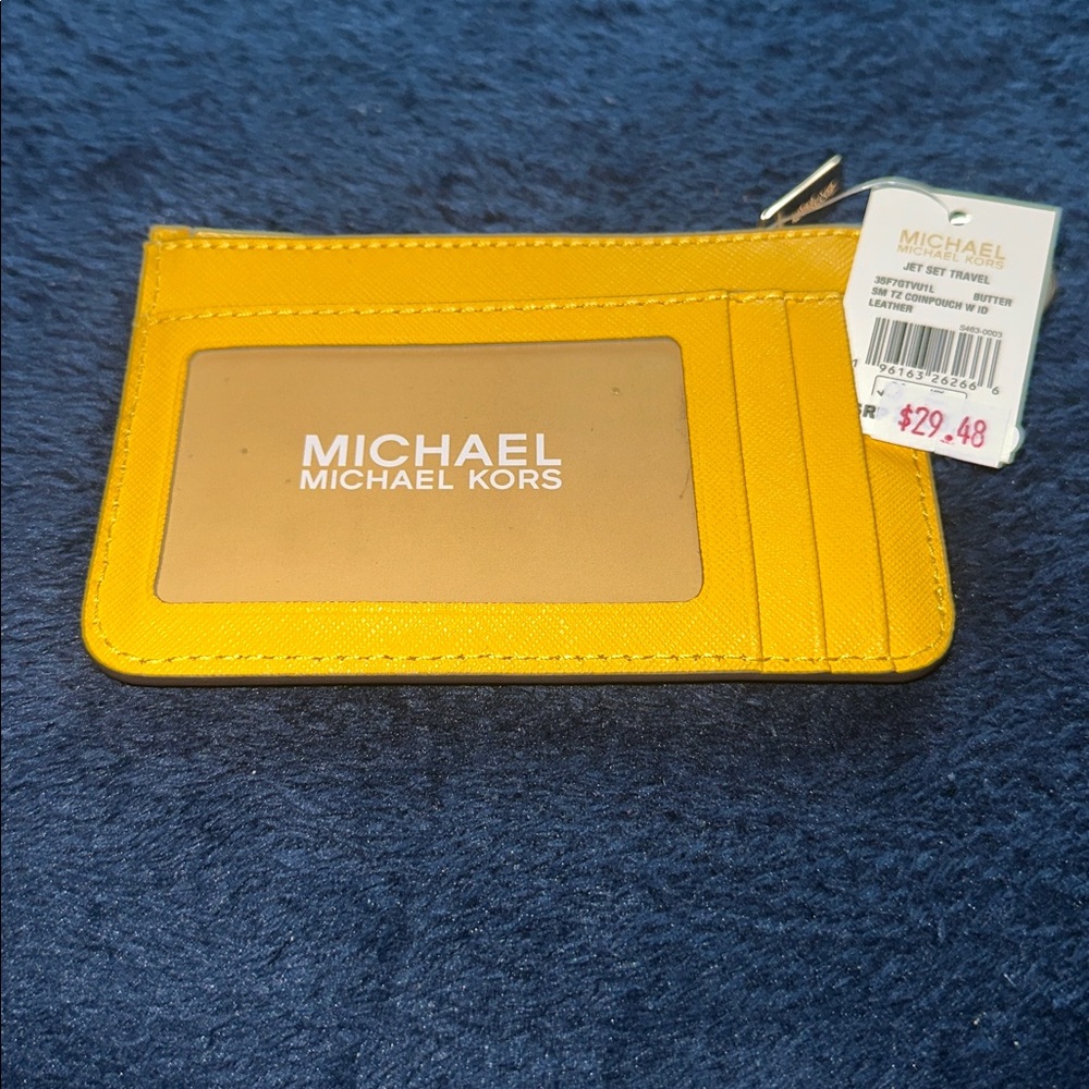 Michael Kors Vibrant Yellow Card Case